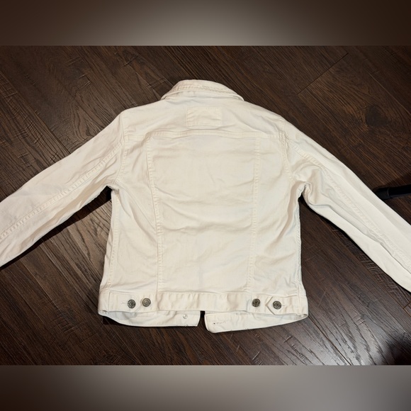 White Ann Taylor Loft Denim Jacket - Picture 3 of 5